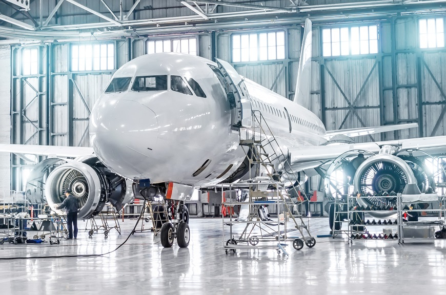 Aircraft and stairs