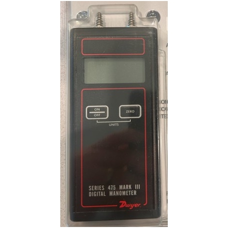 475-1-FM   PRESSURE MANOMETER 0IN H20 TO 20 IN H20