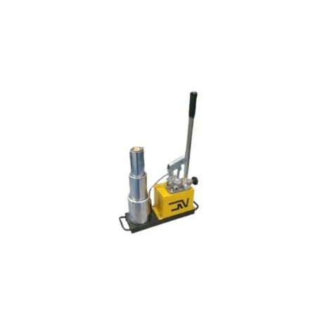 Air hydraulic aircraft axle jack