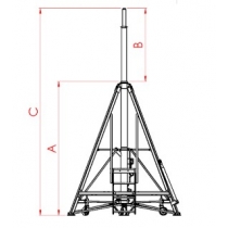 VAPOD-40-2332-221  -  TRIPOD JACK WING 40 TON US (A320 SERIES)
