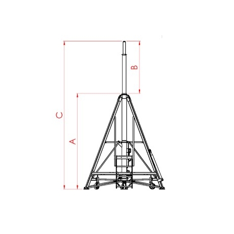 VAPOD-40-2332-221  -  TRIPOD JACK WING 40 TON US (A320 SERIES)