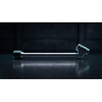 CH-335-OP - SMALL BORE DUAL AIR CHUCK, PUSH ON 6" LONG