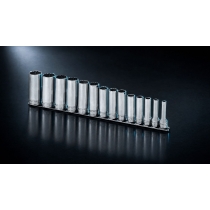 214SFY   3/8" DRIVE 12-POINT SAE FLANK DRIVE® DEEP SOCKET 14 PCS SET